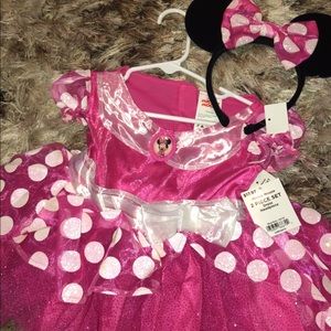 Brand new Minnie costume and ears